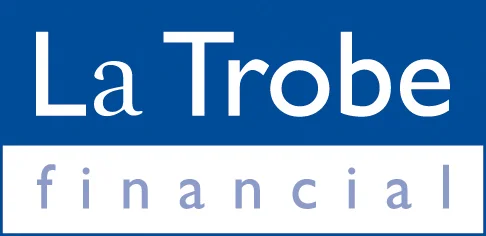 La Trobe logo blue keyline